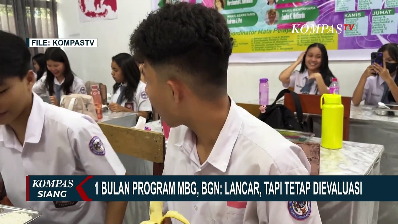 1 Bulan Makan Bergizi Gratis, Badan Gizi Nasional: Lancar, Tapi Tetap Dievaluasi