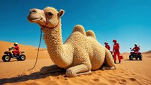 🐪 Rescue Mission: Camel Overrun by Swarming Bees! 🐝🚨#CamelRescue