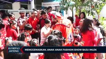 Menggemaskan, Anak-anak Fashion Show Baju Imlek