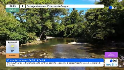 07/02/2025 - ici matin par ici Vaucluse en vidéo