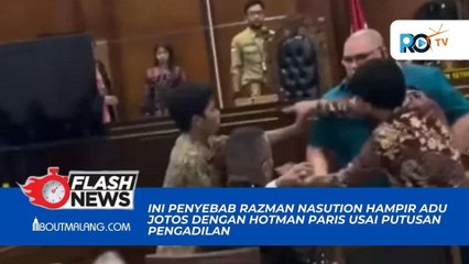 Ini Penyebab Razman Nasution Hampir Adu Jotos dengan Hotman Paris Usai Putusan Pengadilan