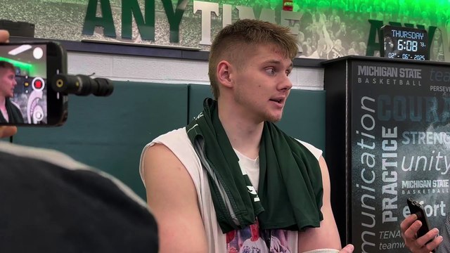 Michigan State Spartans Basketball F Jaxon Kohler 2-6-25