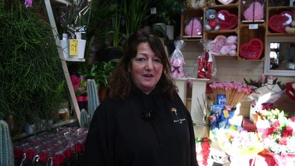 The florist at Arts and Flowers