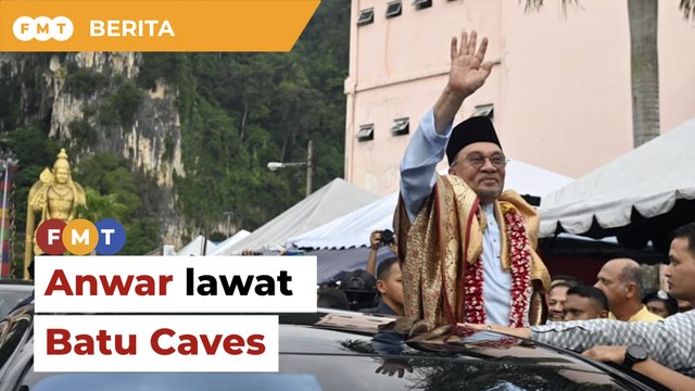 Anwar lawat Batu Caves untuk persiapan Thaipusam