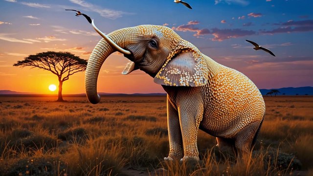 🐘 Rescue Mission: Elephant Overrun by Swarming Bees! 🐝🚨#elephant #elephantrescue
