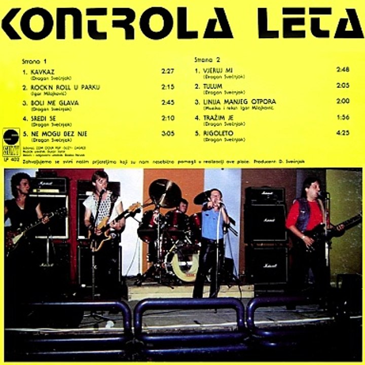 Kontrola Leta – Rock'n Roll U Parku : Power Pop, Rock & Roll, Pub Rock 1983.