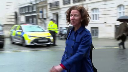 Ministers arrive for cabinet meeting with Prime Minister