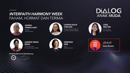 Dialog Anak Muda: Interfaith Harmony Week faham, hormat dan terima