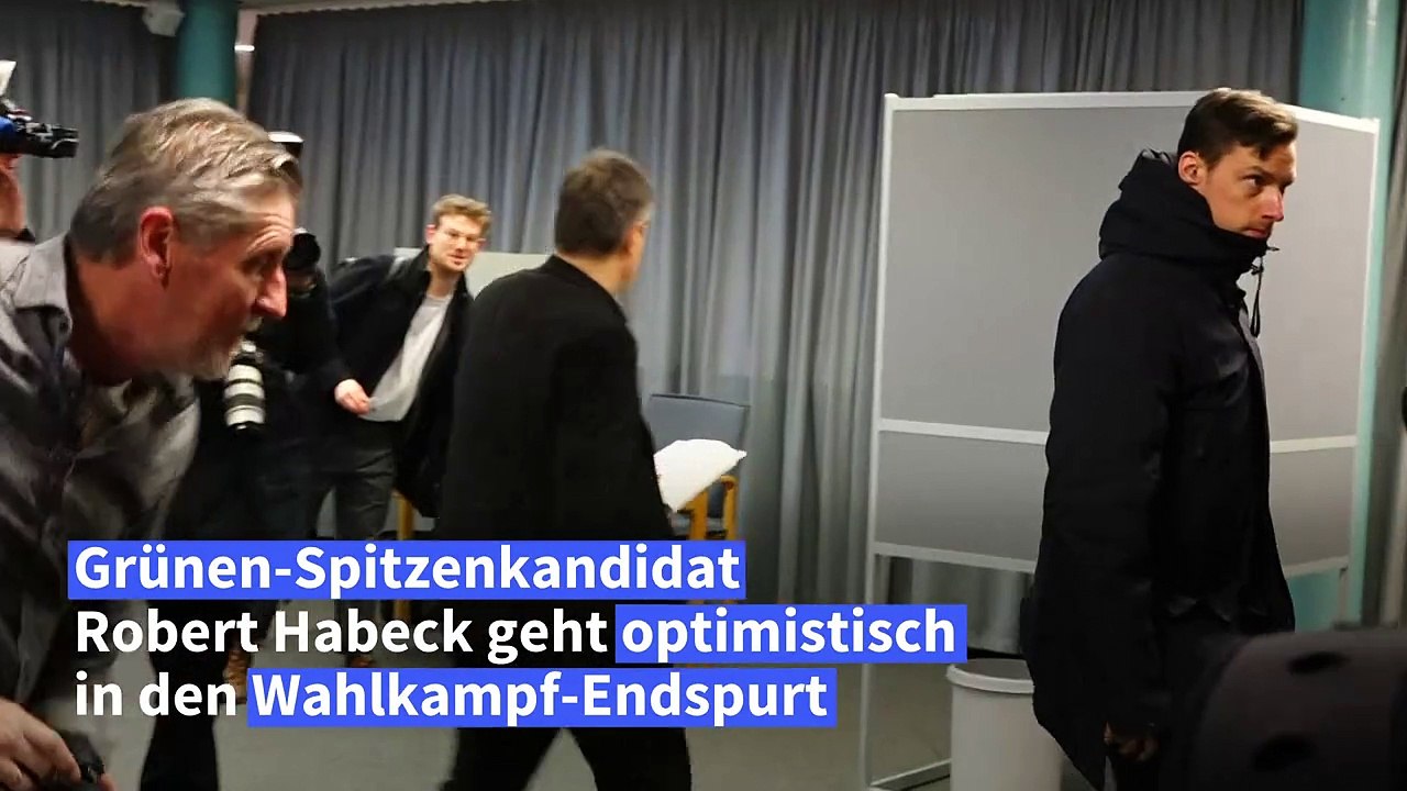 Habeck hofft auf Aufholjagd im Wahlkampf-Endspurt