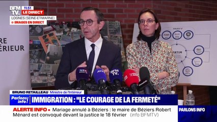 Immigration: "Sans le renseignement, tout le reste n'est rien", estime Bruno Retailleau