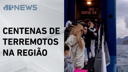 Grécia declara estado de emergência em Santorini após onda de terremotos