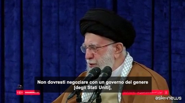 Iran, Khamenei: negoziare con gli Usa non ? saggio