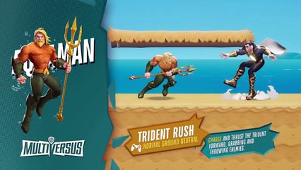 MultiVersus Official Aquaman Fighter Move Sets Trailer