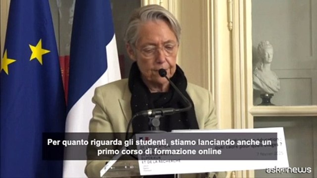 AI, dal 2025 in scuole superiori in Francia al via corso e-learning