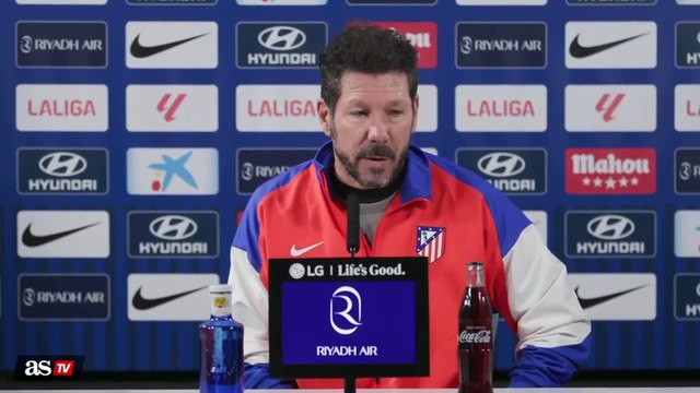 Rueda de prensa completa Simeone | Previa derbi Real Madrid-Atlético de Madrid