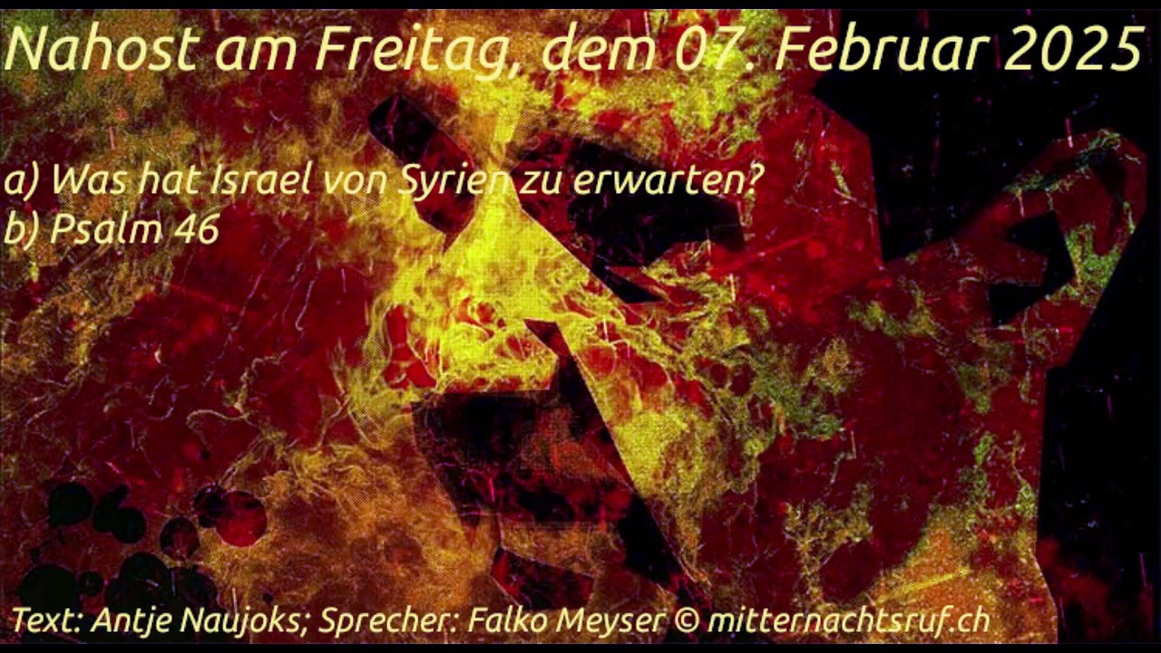 Nahost am Freitag, dem 07. Februar 2025