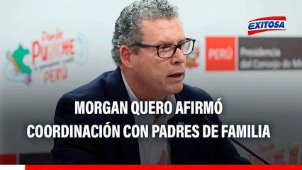 Morgan Quero afirma que coordina con padres de familia para combatir inseguridad en colegios