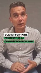 Olivier Fontaine, nouveau président de la Chambre d'Agriculture