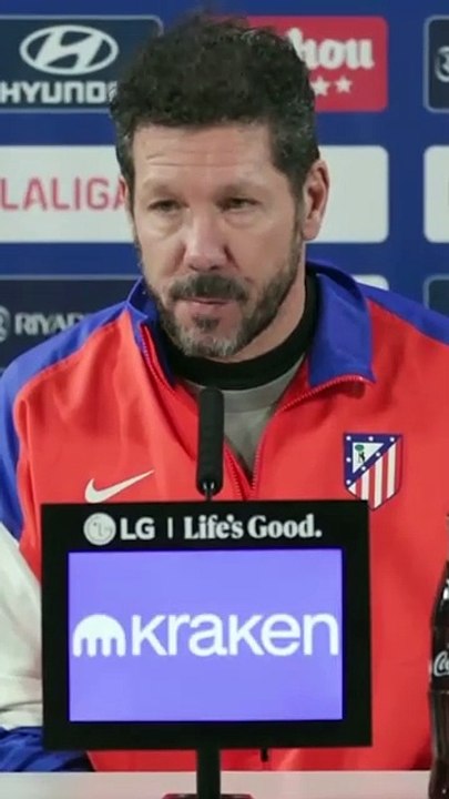 Simeone responde a Ancelotti por los tuits del Atleti previos al derbi
