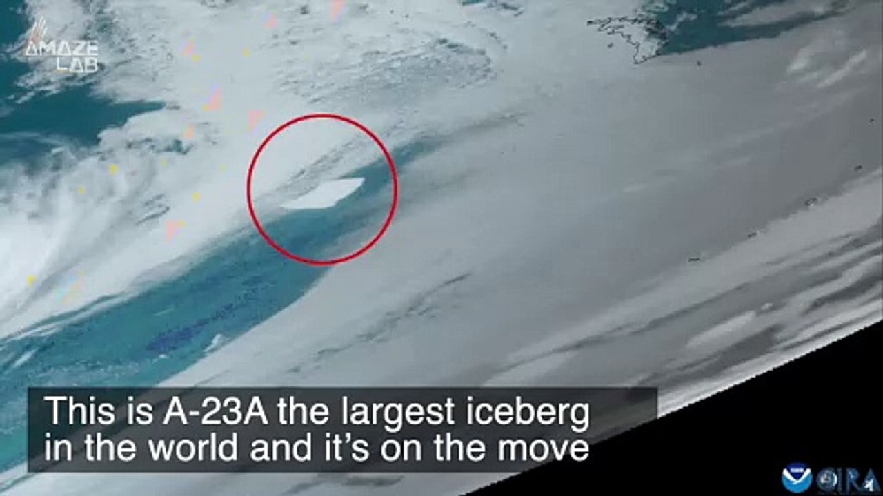 Iceberg the Size of Rhode Island On Collision Course in the Southern Ocean