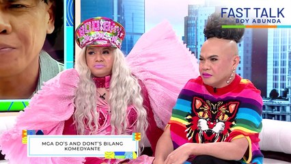 Fast Talk with Boy Abunda: DOs and DON’Ts bilang komedyante! (Episode 529)