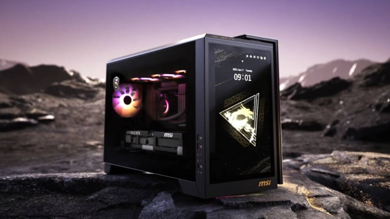 MSI MEG Vision X AI: Dieser PC hat ein ganzes Tablet im Gehäuse verbaut