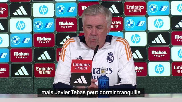 Ancelotti : Tebas peut dormir tranquille, personne n'a perdu la tête