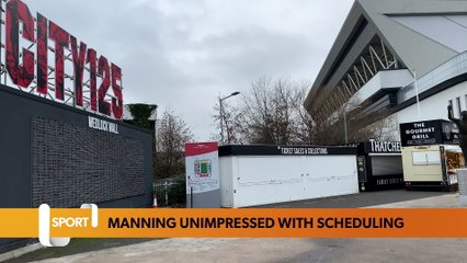 Manning unimpressed with Bristol City’s fixture schedule