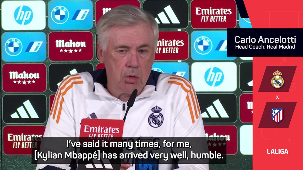 Ancelotti delighted with Mbappe's humility at Real Madrid