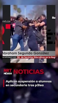 Alumnas de una secundaria fueron suspendidas tras protagonizar una pelea afuera del plantel