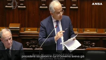 Almasri, Piantedosi: "Espulso per la sicurezza dello Stato"