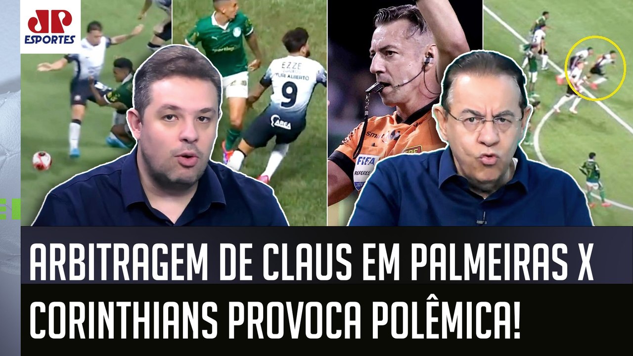 "EU ATÉ ME ASSUSTEI com a arbitragem do Claus! Quando ele EXPULSOU o Yuri Alberto, eu..." OLHA ISSO!