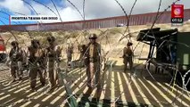 Refuerzan el muro de Tijuana con alambre de púas; buscan evitar el paso de migrantes