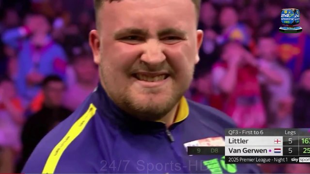 Luke Littler shows his class and puts Van Gerwen feud behind him with amazing gesture after rival’s ‘baby’ blast