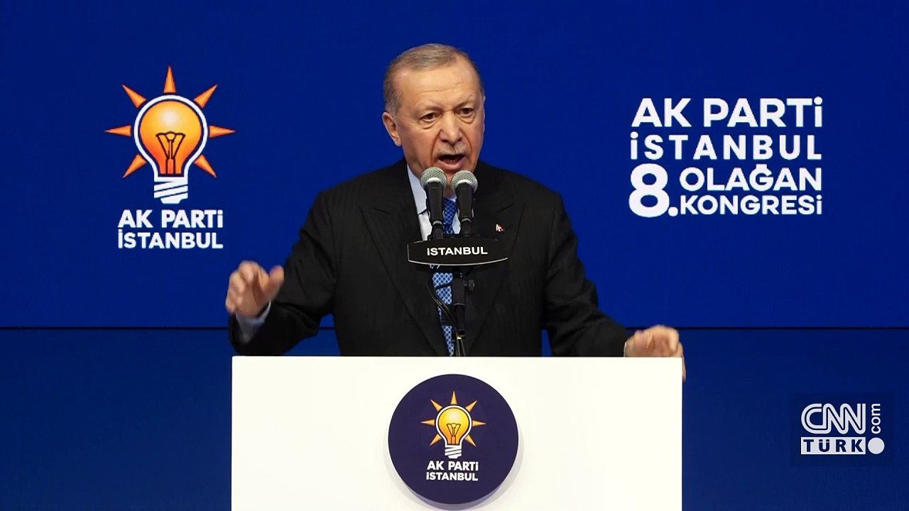 Son Dakika | AK Parti İstanbul İl Kongresi: Cumhurbaşkanı Erdoğan: CHP'de fetret bitti çöküş başladı!