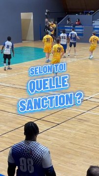Selon quelle sanction ? 👀 #Handball #Hand #HandballPlayer #EPHB #Quiz
