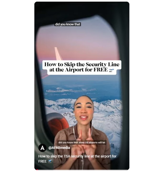 How to skip the TSA security line at the airport for FREE 🛫