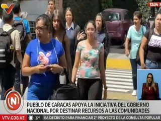 Pueblo caraqueño cataloga de efectiva la transferencia de recursos a las comunidades