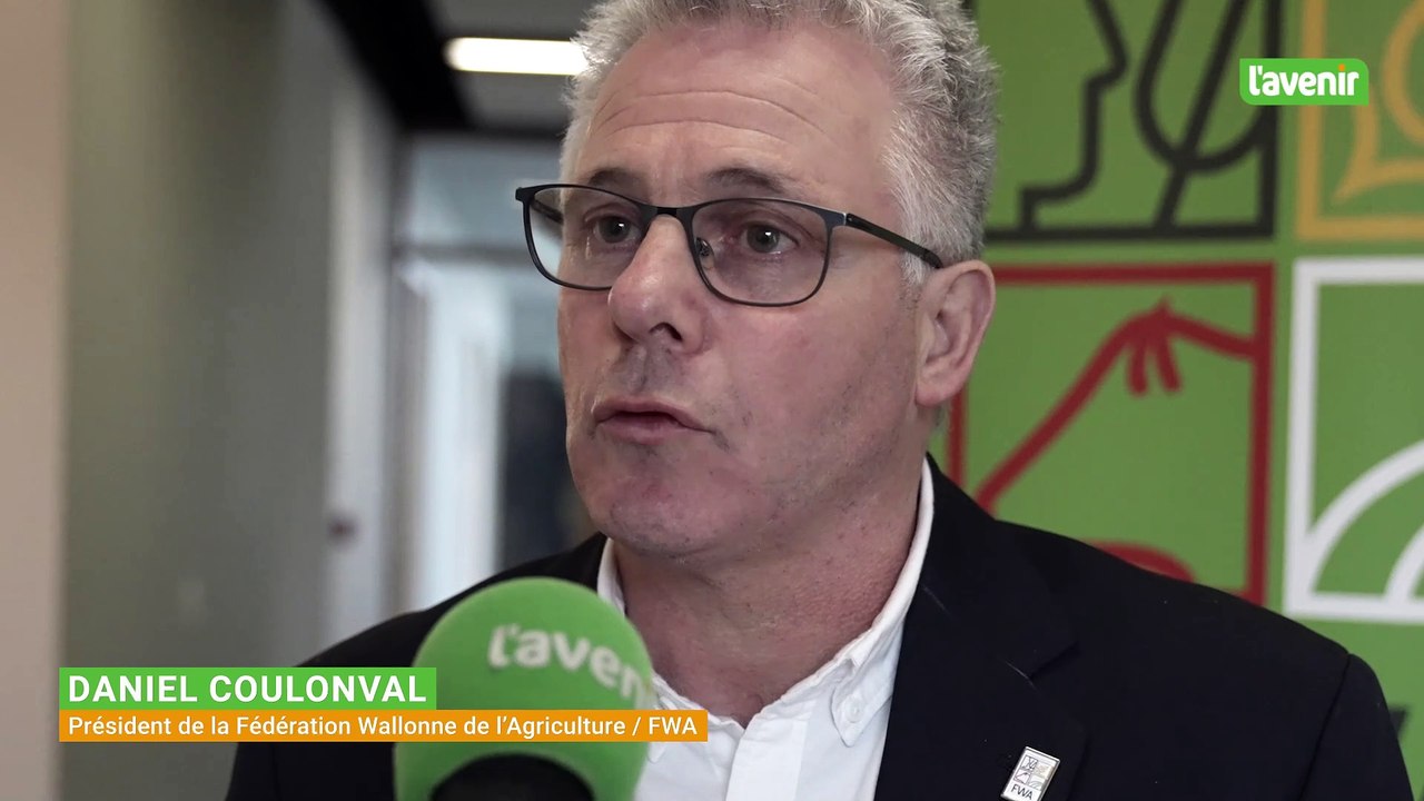 L'interview de Daniel Coulonval, président de la Fédération Wallonne de l’Agriculture / FWA