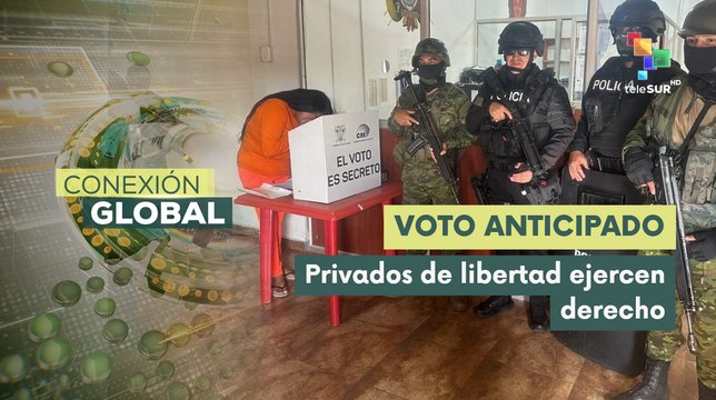 Ecuatorianos privados de libertad ejercen voto