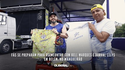 Fãs se preparam para reencontro com Bell Marques e Durval Lelys em Belém, no Mangueirão