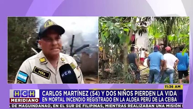 ¡Tragedia! Un adulto y dos menores mueren calcinados, al incendiarse cuatro viviendas en La Ceiba