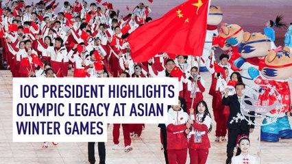 IOC President Highlights Olympic Legacy at Asian Winter Games