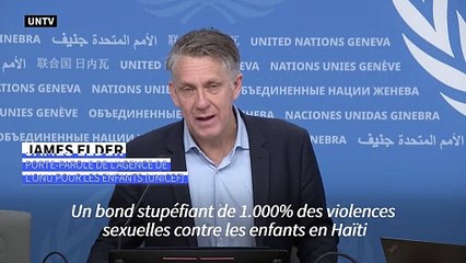Haïti: Les violences sexuelles envers les enfants "ont augmenté de 1000%" en 2024 (ONU)