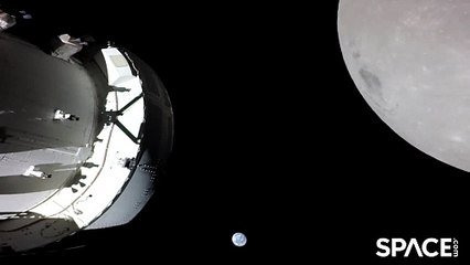 Amazing Views From Artemis 1 Of Moon And Earth From Space