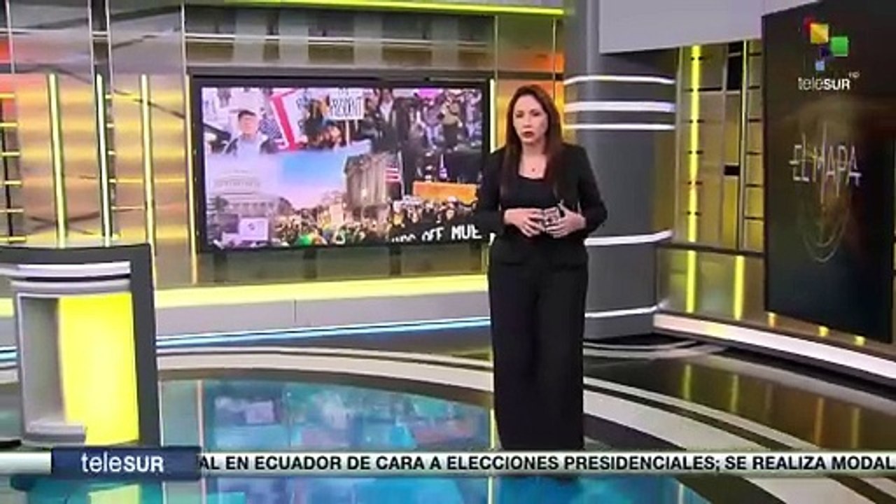 FOTO 07-02-25: MILES DE CIUDADANOS ESTADOUNIDENSES Y MIGRANTES PROTESTARON EN RECHAZO A LAS POLÍTICAS DE DONALD TRUMP