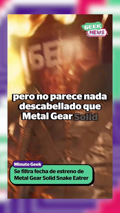 Sony filtra fecha de estreno de Metal Gear Solid Delta: Snake Eater | Reporte Indigo