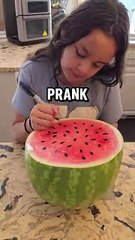 Funny Watermelon Prank 🤣 _shorts