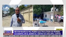 ¡Lamentable! Descarga eléctrica mata a joven en Choloma