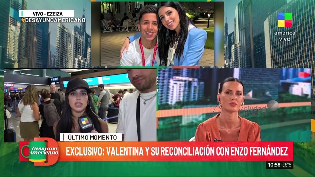 Valentina Cervantes confirma su reconciliacion con Enzo Fernández